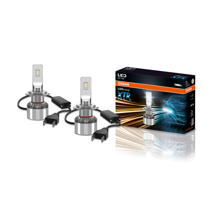 Osram H7 LED Canbus XTR Koplamp Set 12V