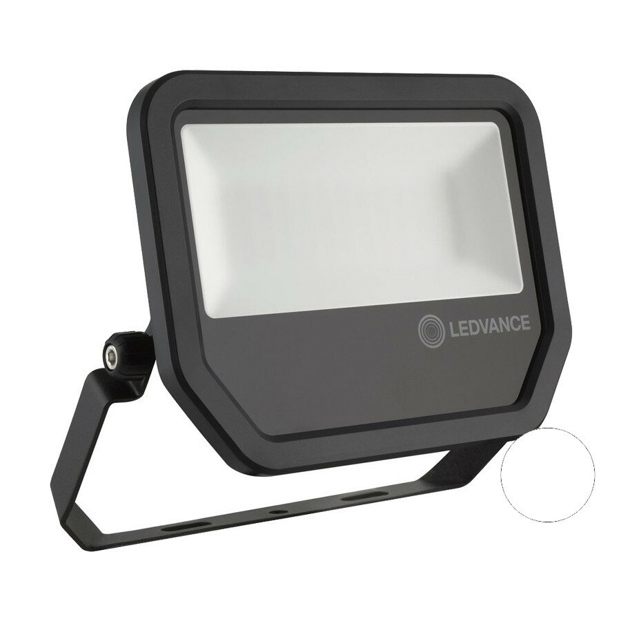 Ledvance FL 20 17W LED Bouwlamp 230V Zwart 4000K Neutraalwit