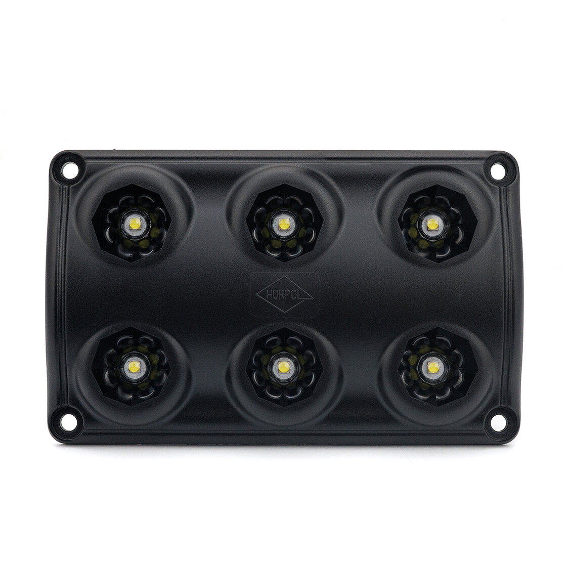 Horpol LED Interieurlamp Zwart 12-24V | 6-LEDS