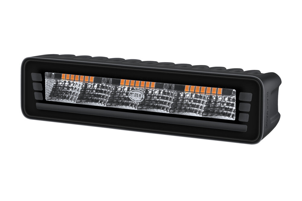 HELLA Black Magic Edgeless Pro Mini 7 inch LED Lightbar | 2.154 lumen