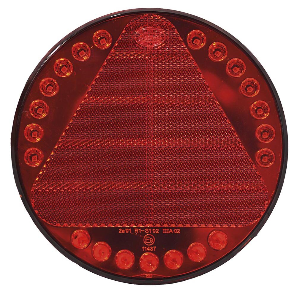 Led Achterlicht Plat Rond &Oslash;148mm