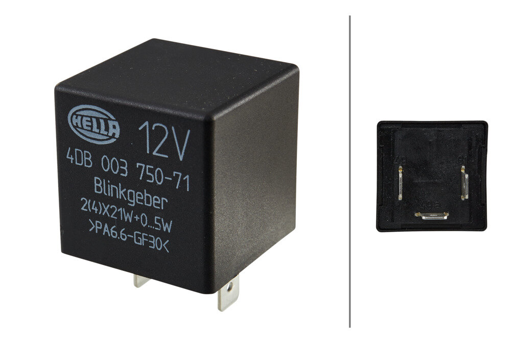 HELLA 4DB 003 750-711 Knipperrelais 12V 3-polig