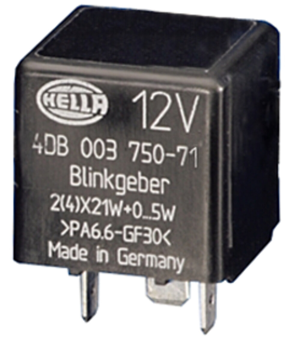 HELLA 4DB 003 750-711 Knipperrelais 12V 3-polig