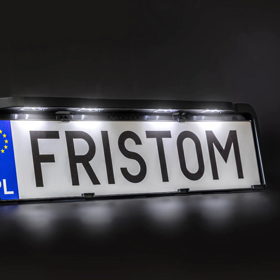 Fristom FT-264 LED M15 Kentekenplaathouder met LED-verlichting | 12&ndash;36V