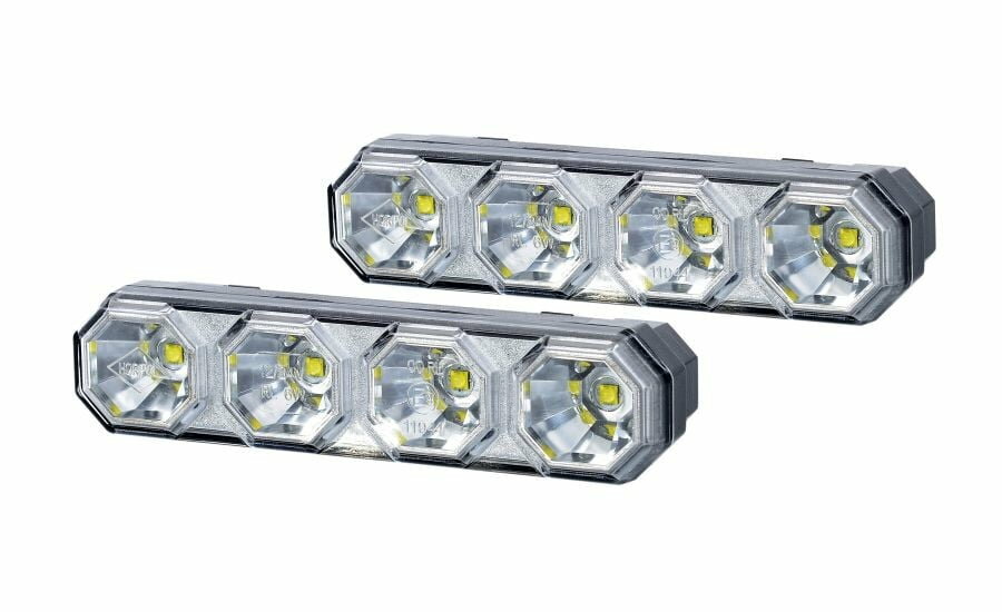 Horpol LED Dagrijverlichting Set Met 4 LED's 12/24V | LDR-2106