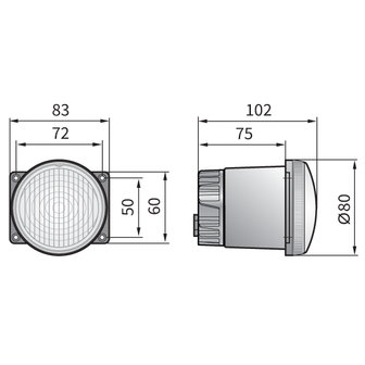 Wesem LED inbouw dagrijverlichting