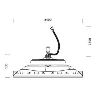 Osram 230V LED highbay 22300 LM