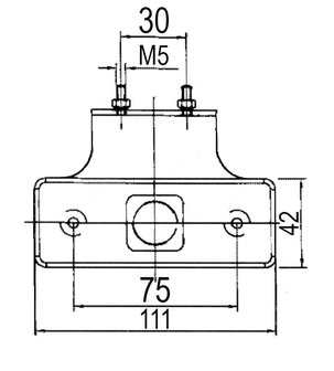 LED Zijmarkering Oranje 12V of 24V