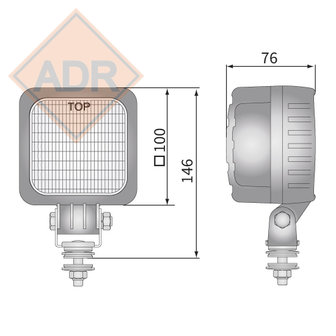 LED Werklamp ADR 1500LM Met Certificaat