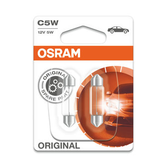 Osram C5W 12V Gloeilamp SV8.5-8 Original Line 2 Stuks
