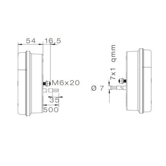 Asp&ouml;ck Achterlicht Multiled II Rechts 8P