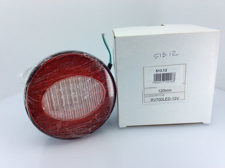 Perei LED Achterlicht 120mm 12V