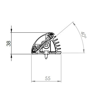 LED Interieurlamp 11,7CM High Power 12V