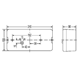 Achterl gecombineerd z/mistachterl 2SL 007 547-061