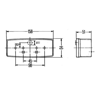 Achterl  158x64mm links 2SD 003 184-031