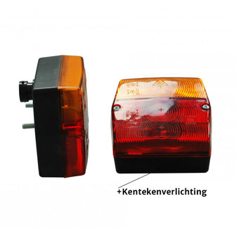 GEKA Achterlicht Rechts + Kentekenverlichting