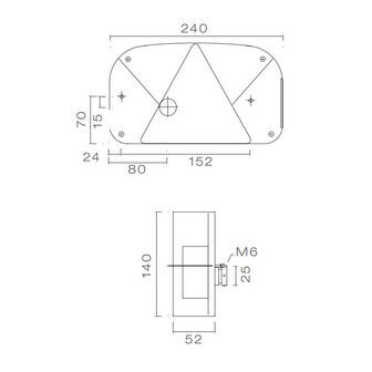 Asp&ouml;ck Multipoint II Achterlicht Rechts