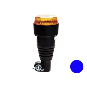 Led flitslamp Met Flexibele DIN Steun Blauw