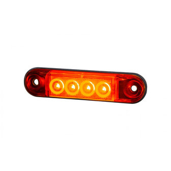 Horpol Slim LED Markeringslamp Rood 10-30V LD-2329