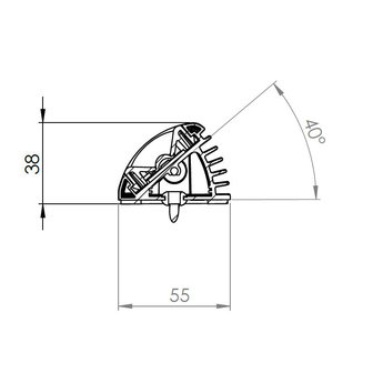 LED Interieurlamp 11,7CM High Power 24V