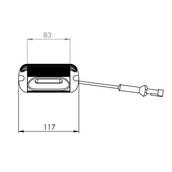 LED Interieurlamp 11,7CM High Power 24V