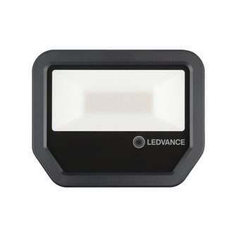 Ledvance 30W LED Bouwlamp 230V Zwart 3000K Warmwit