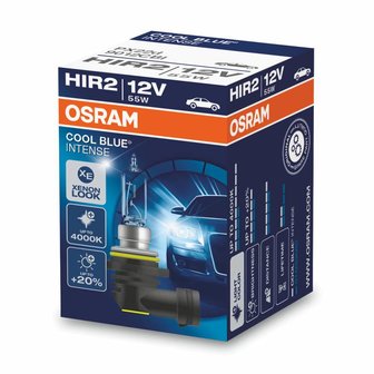 Osram HIR2 Halogeenlamp 12V 55W Cool Blue Intense PX22d