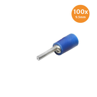 Pinnen Ge&iuml;soleerd Blauw 9.5mm 100 Stuks