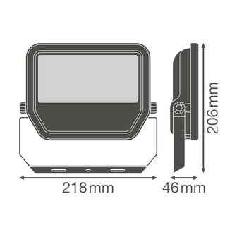 Ledvance 50W LED Bouwlamp 230V Wit 4000K Neutraalwit