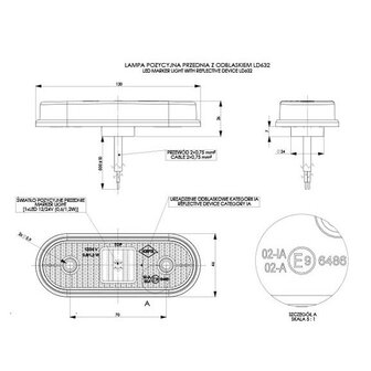 Horpol LED Voormarkering Wit 12-24V LD 632