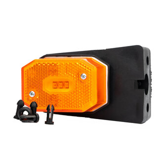 Fristom LED Markeringslamp Oranje met Hoekhouder FT-001