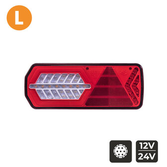 Dasteri DSL-5003TR LED Achterlicht Links + Driehoek Reflector