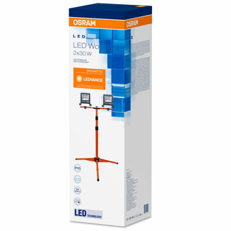 Osram 2X30W LED Bouwlamp op statief