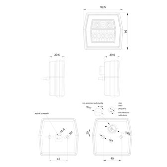 Fristom LED Achterlicht Kabel