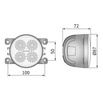 LED Werklamp Breedstraler 1500LM + Kabel