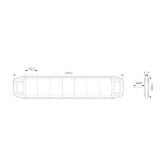 Hella LED Zwaaibalk 137cm + Bedieningspaneel 4m Kabel  | 2RL 014 567-021