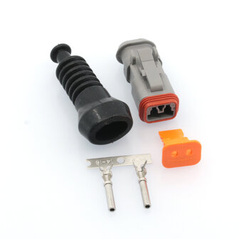 Female Deutsch-DT 2-pins connector + Rubber