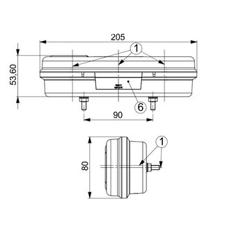 Horpol LED Achterlicht Links LZD 2006