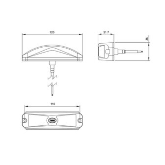 Led Flitser Breed Effect Rood