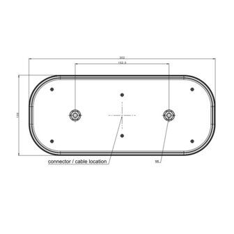 Fristom FT-600 LED Achterlicht Rechts 6-Functies met Kentekenverlichting