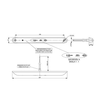 Horpol LED Dynamische Richtingaanwijzer Slim Design LKD 2249
