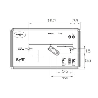 Asp&ouml;ck Achterlicht Multiled II Links 8P