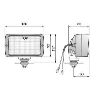 Wesem Halogeen Werklamp H3