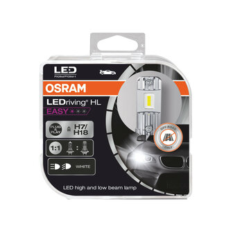 Osram H7/H18 HL Easy LED Koplamp 16W PX26d/PY26d-t Set 12V