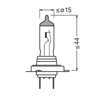 Osram H7 Halogeenlamp 12V 55W PX26d Night Breaker Silver