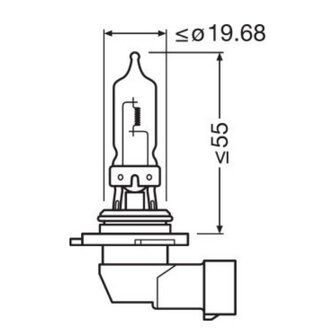 Osram HB3 Halogeenlamp 12V 60W P20d Night Breaker 1 stuk