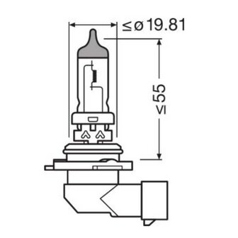 Osram HB4 Halogeenlamp 12V 51W P22d Night Breaker Laser