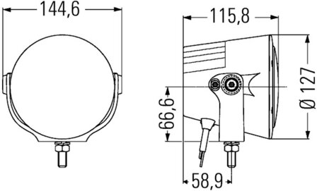 Hella Verstr Luminator X led 12/24V | 1F0 012 206-011