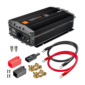 Osram 12V 1000W POWERinvert PRO Pure Sine Wave Inverter OEINVPAR10 RCD