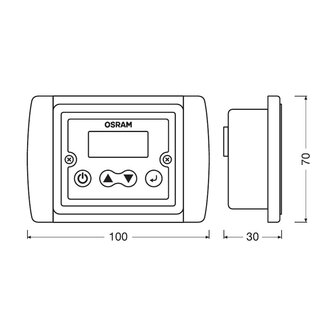 Osram LCD Remote Screen OINVLCD